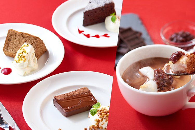 【2F「横浜チョコレートファクトリー&ミュージアムが贈る濃厚チョコレートの冬スイーツ！】